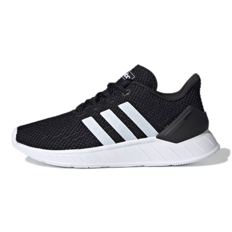 Adidas Neo Questar Flow Nxt K Low Top Kids Running Shoes Kids Running Shoes Black White FZ2957
