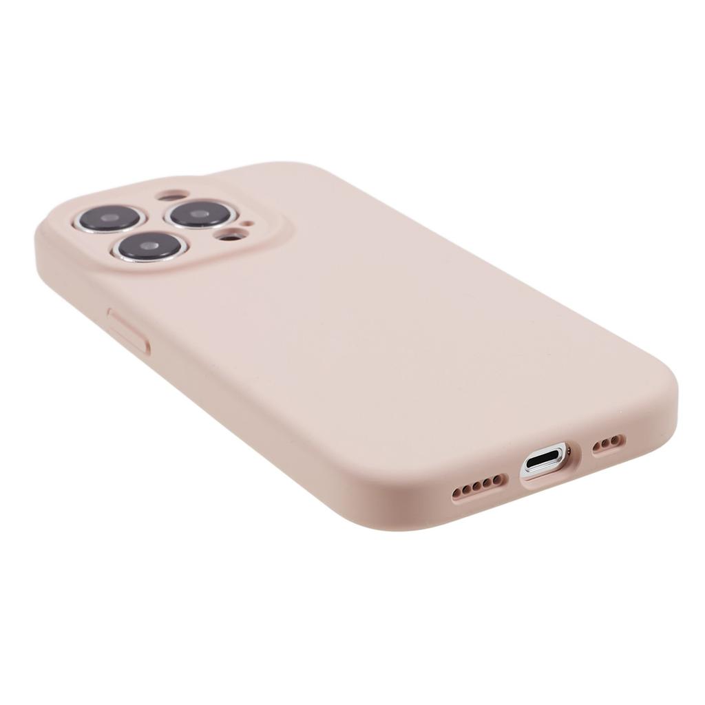 Flüssigsilikon+PC Handyhülle für iPhone 15 Pro Kratzfest Präzise Aussparung Handyhülle