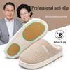 Women's & Men's Non-Slip Indoor Fur Slippers - Warm Cotton, Thick Bottom for Autumn/Winter, Ideal for Middle-Aged and Elderly.