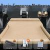 Paris Car Bed Mattress: Inflatable Rear Seat Sleeping Pad and Trunk Air Cushion
