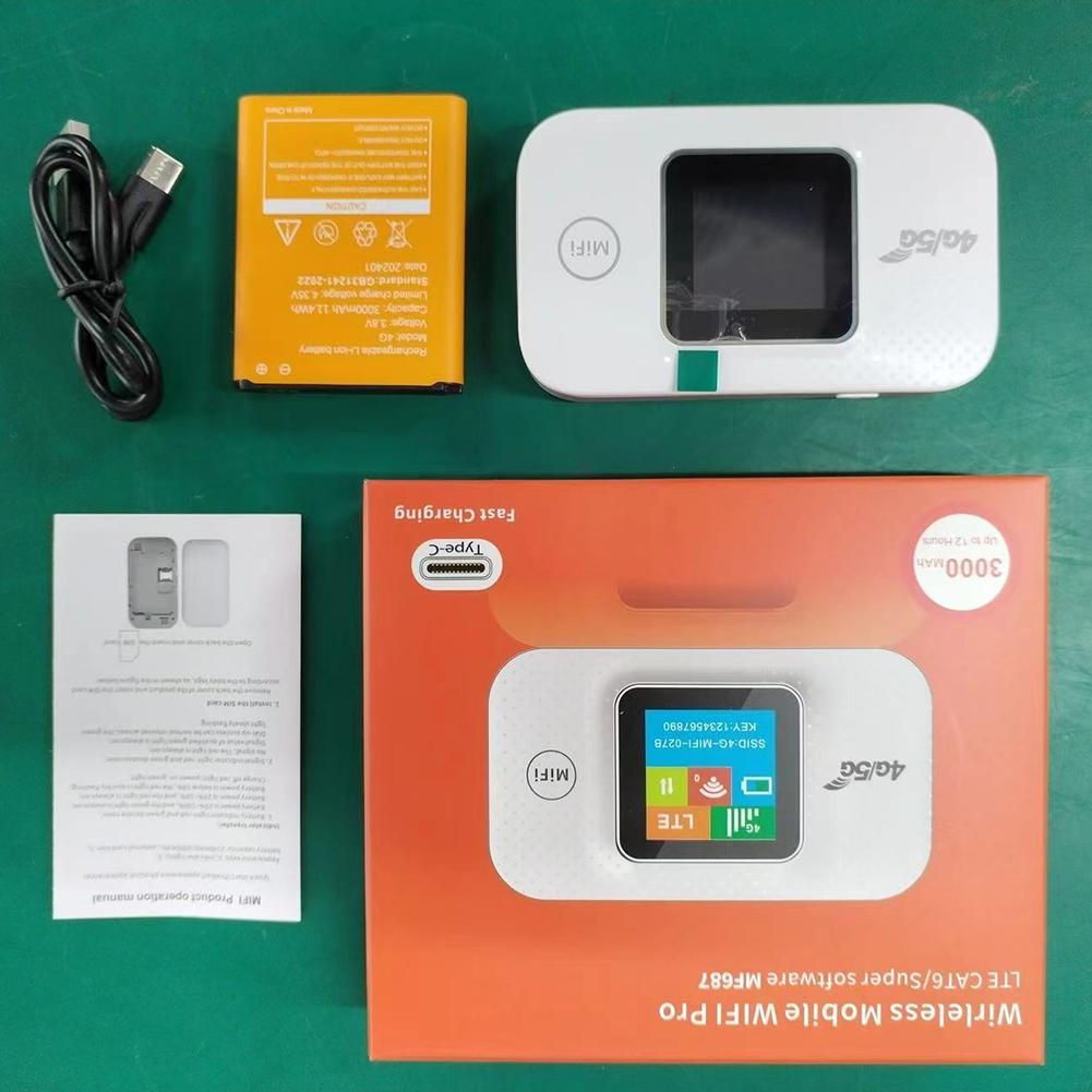 4G Lte WIFI Router Wireless Mobile Wifi Portable Modem Mini Outdoor Hotspot Pocket Mifi 150mbps Sim Card Slot Repeater 3000mah