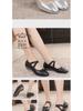 Women's Soft Leather Ballroom Dance Shoes - Low Heel, Flat Heel, Cowhide Sole