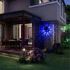 Solar Peacock Projection Lights Outdoor LED Wall Lamp Waterproof Solar Fence Lights for Yard Garden Lawn Christmas Decor