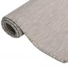 VidaXL Tapis à tissage plat d'extérieur 120x170 cm Taupe