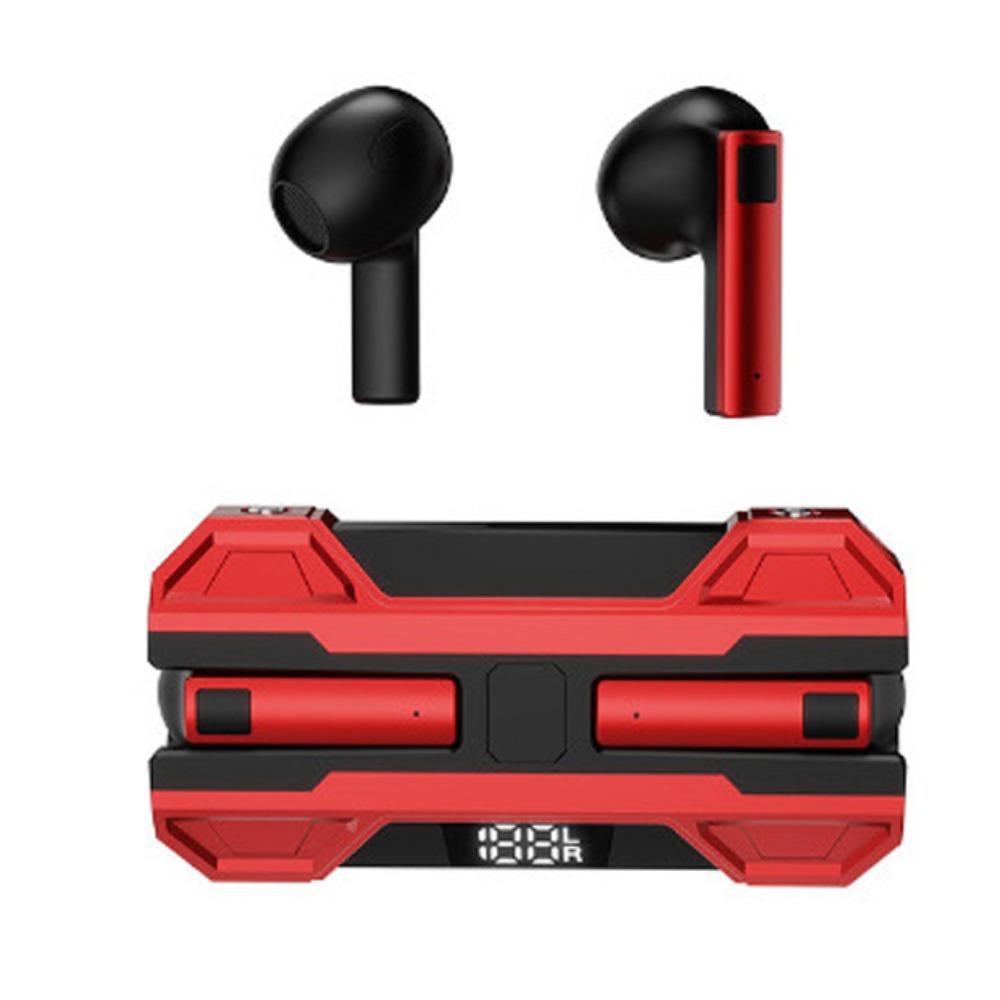 Metal Style Wireless Earphones Stereo Ergonomic Gaming Earbuds Wireless Bluetooth Earphone  Sports