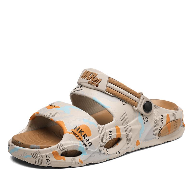Herren- und Damen-Sandalen neue große Größe EVA Plateau-Slipper Herren Casual Sport Paare Punk-Sandalen Strandschuhe Slides