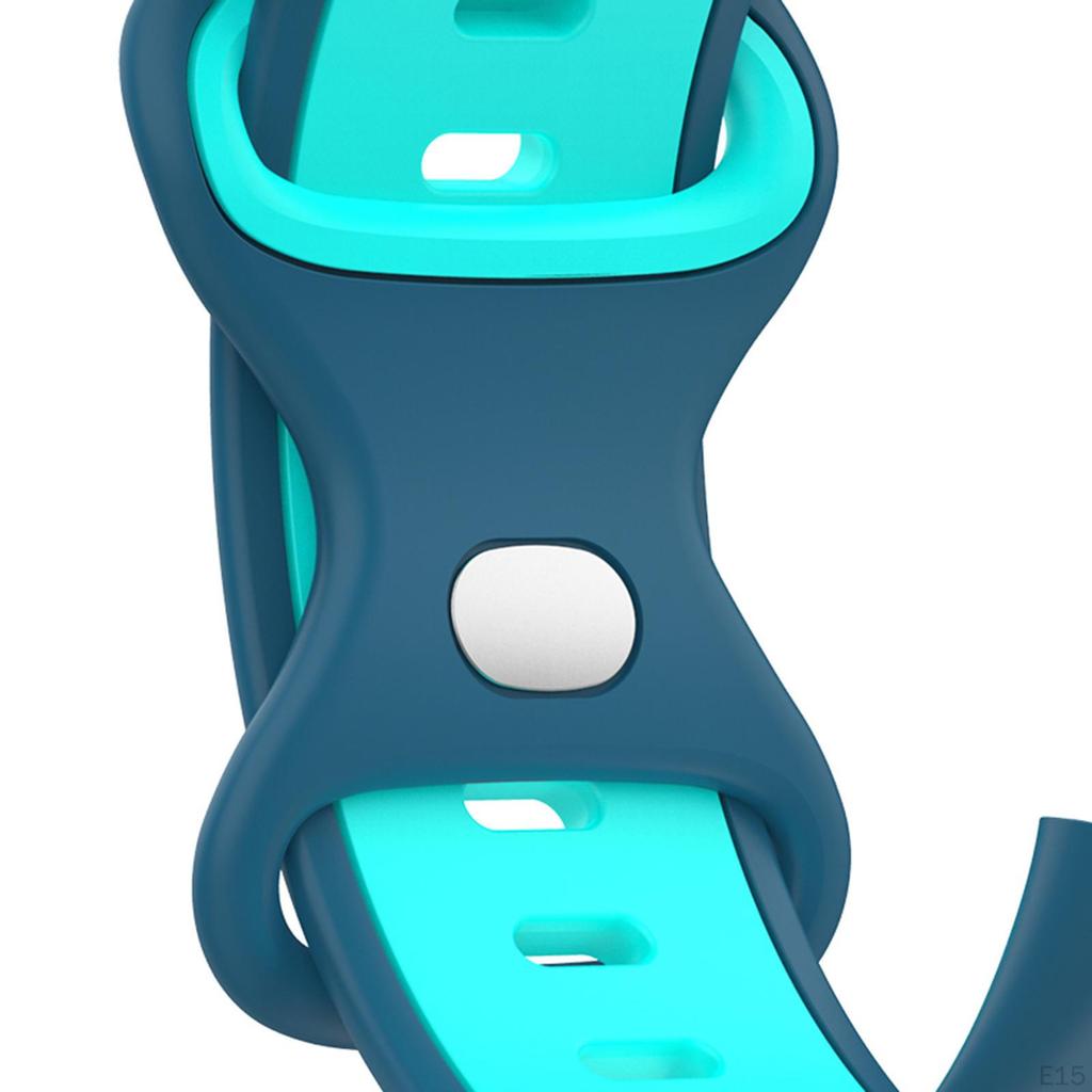 Bands Soft Silicone Band For Fitbit charge5 smart watch Strap Blue