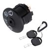 Compatible Ignition Key Start Switch for HUSQVARNA Lawn Mower Tractors (Part Numbers: 532163968, 532175566)