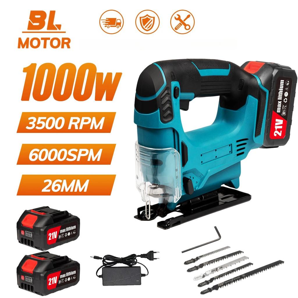 1000W 26mm Electric Curved Saw LED Light Multi-Function Cutting Woodworking Power Tool Cordless Portable Jig Saw