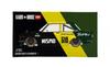Miniatura de Carro Modelo True Scale Compatível com Datsun Street 510 Racing V2 Verde Nismo Carro Modelo Diecast Kaido House KHMG131 – Preto, Amarelo, 1/64