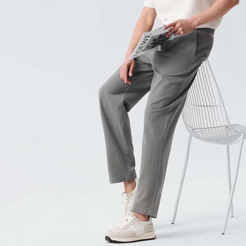 SNOWFLYING Men's Linen Blend Casual Pants