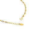 Anklet Allergy Kihei Chain Hawaiian Thin Extra Fine Gold Pair with Adjuster [Alavel] Women's [Metal Compatible] Leave-on
