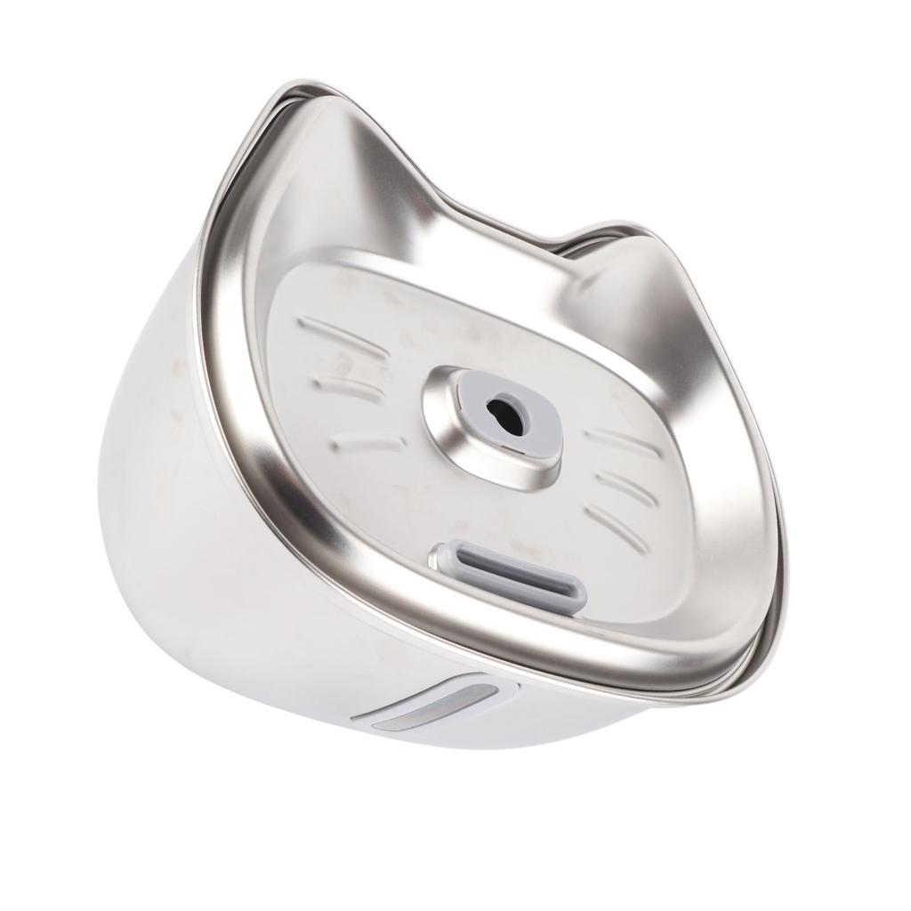 Haustier-Trinkbrunnen 3L Großes Fassungsvermögen Automatischer Edelstahl Hunde-Wasserspender