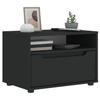 VISNES Black TV Cabinet 60 x 40 x 38 cm Particleboard