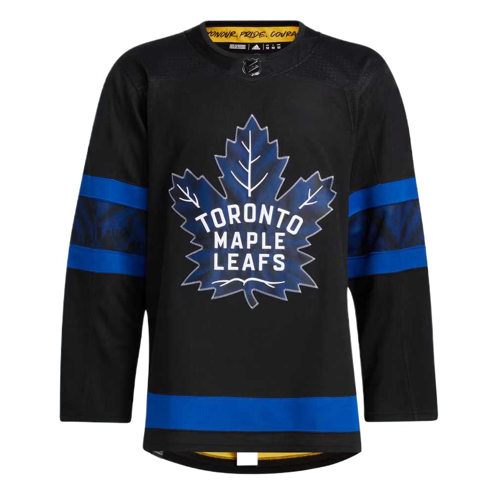 

Adidas Toronto Maple Leafs X Drew House Reversible Comfortable Fitted Breathable Pullover Crew Neck Long Sleeve Jersey Men jersey Black H60049 S
