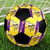 Minnesota Vikings Indoor Soccer Ball Colorful All Ages Size 5 Machine Stitched PVC Competition Ready Durable High-Bounce