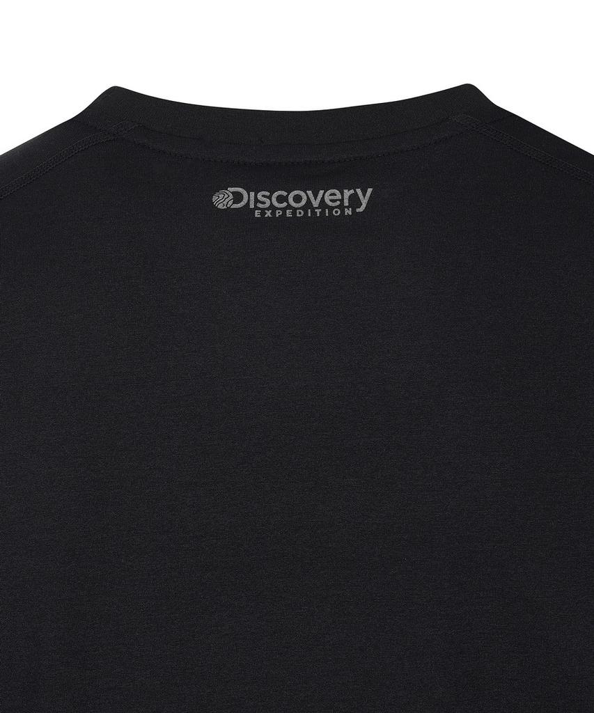 DISCOVERY EXPEDITION Men'S Functional Round Long Sleeve T-Shirt (Black)