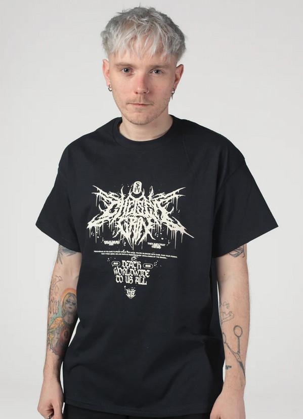 Death Worldwide – Chelsea Grin Inspired Extreme Metal Graphic TShirt Unisex T-Shirt XXL