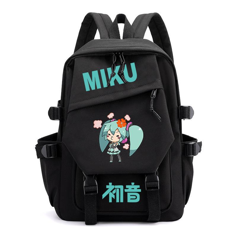 Hatsune Miku Large Capacity Versatile Backpack Junior High School Girls Weight Reduction Schoolbag High School Students Casual Backpack