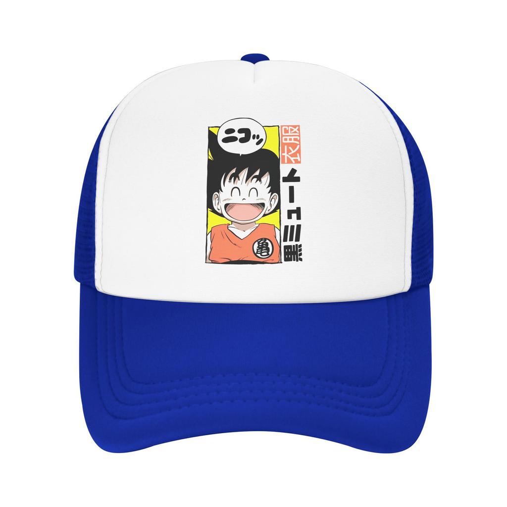 Summer Outdoor Dragon Ball DragonBall anime Mesh Caps Unisex  Adjustable Foam Trucker Hats For Casual Wear
