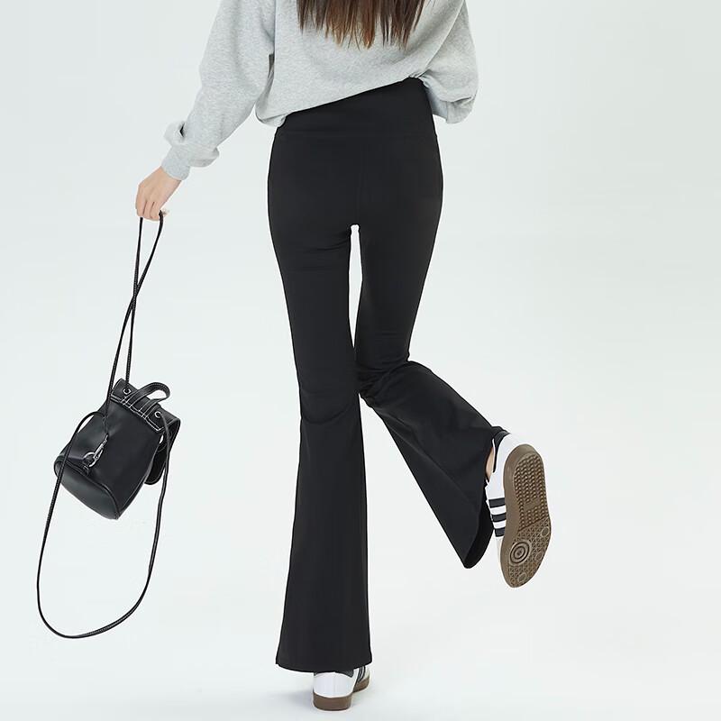 unifree Academy Style Slim Fit Flared Casual Pants