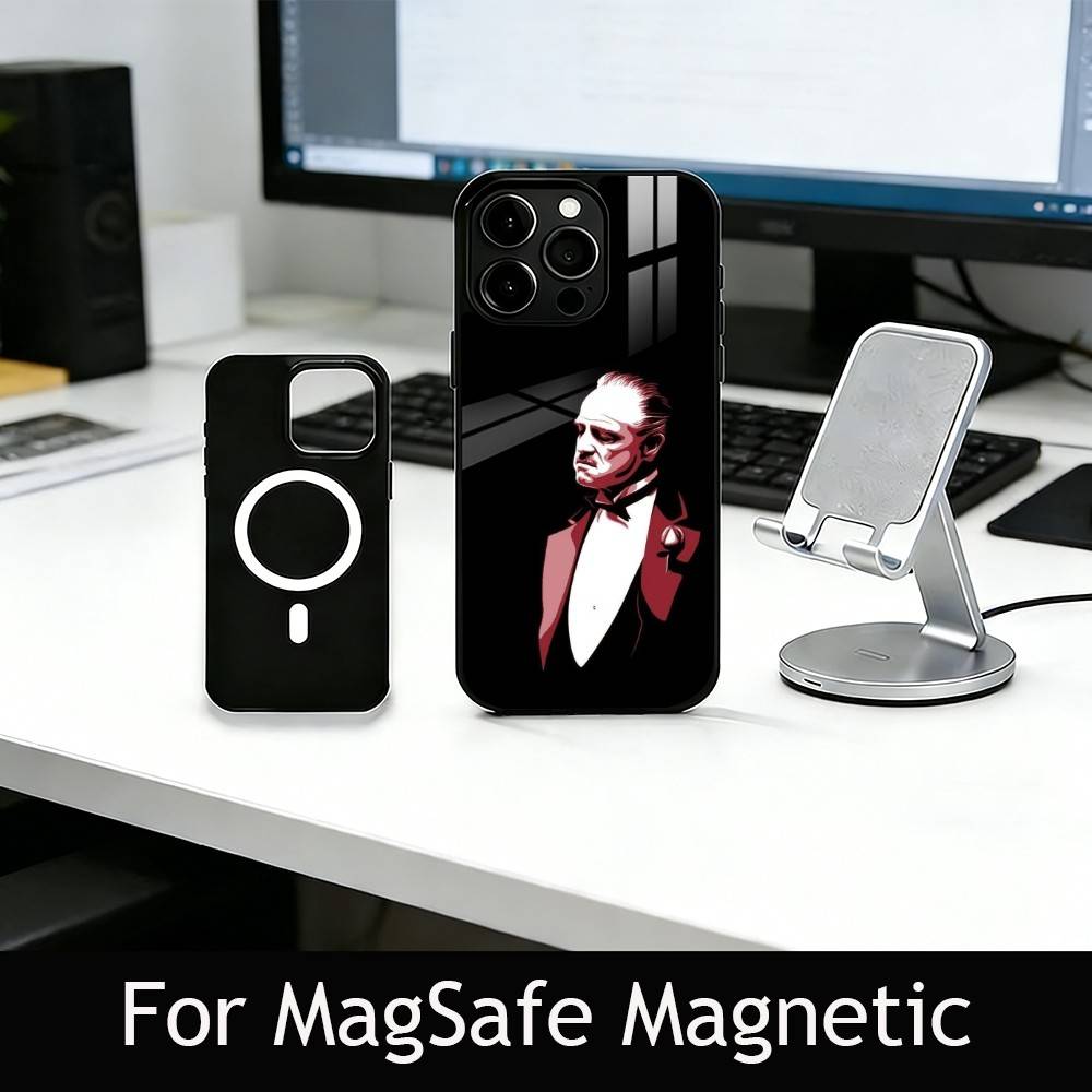 God-father Andolini Phone Case For iPhone17,16,15,14,13,12,11 Plus,Pro Magnetic with Magsafe Wireless Charging