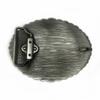 Men's Western Cowboy Zinc Alloy Belt Buckle with Rhinestone Embellishment