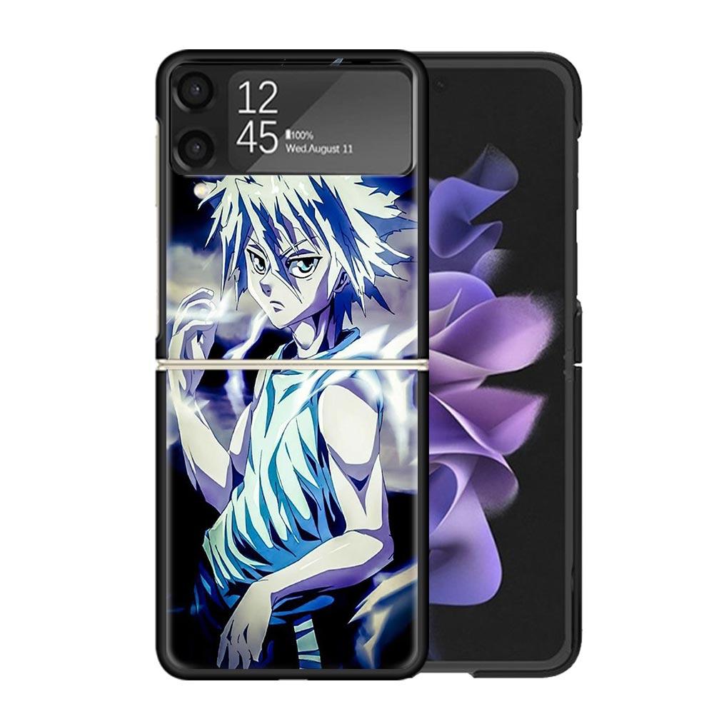 Hunter X Killua Clear Phone Case For Samsung Z Flip 7 6 5 4 3 Galaxy ZFlip7 ZFlip6 ZFlip5 ZFlip4 ZFlip3 5G Print Cover Z Flip 7