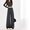 Casual Pants For Women With High Waist And Wide Leg Design For Autumn Comfort