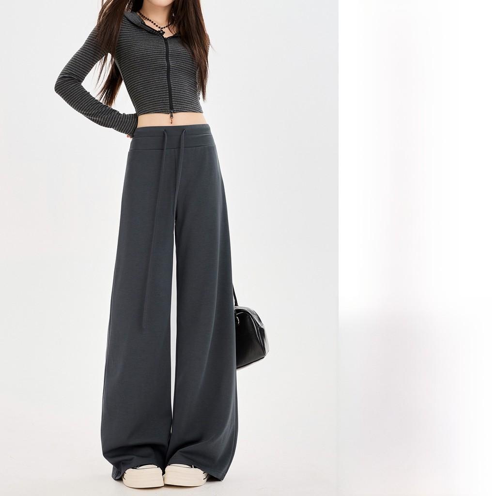 Casual Pants For Women With High Waist And Wide Leg Design For Autumn Comfort