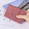 Thin Pouch Money Bag Card Holder Short Hasp Fold-over Purses PU Leather Wallets Coin Purses Women Wallets