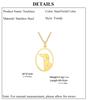 Cazador Cute Sitting Dog Pet Pendant Women's Necklace Golden Retriever Dachshund Choker Neck Chain Gift Stainless Steel Jewelry