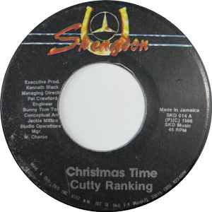 

7inch Record CUTTY RANKS - Christmas Time (Label Damage) SKD014 Skengdon 1986 Jamaica Reggae, Ska & Dub