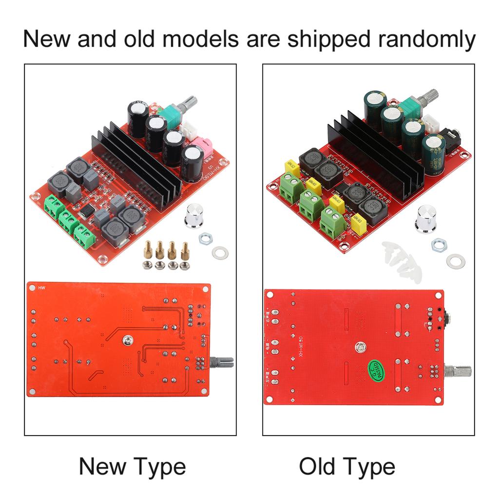 DC12-24V High Power 2*100W  Channel Digital Amplifier Audio Board Stereo Amp