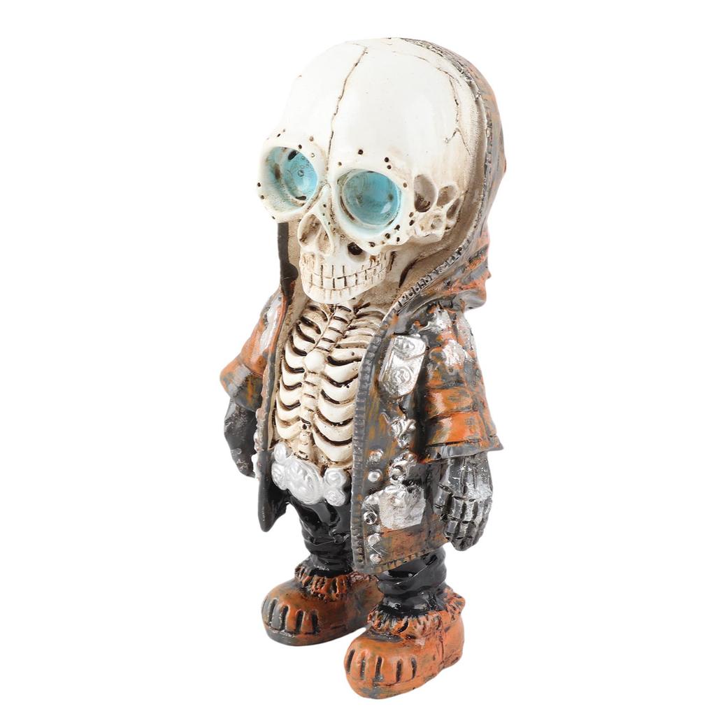 Skeleton Figurines Cool Exquisite Resin Skeleton Statue for Home Party Desk Decor Gift Type D