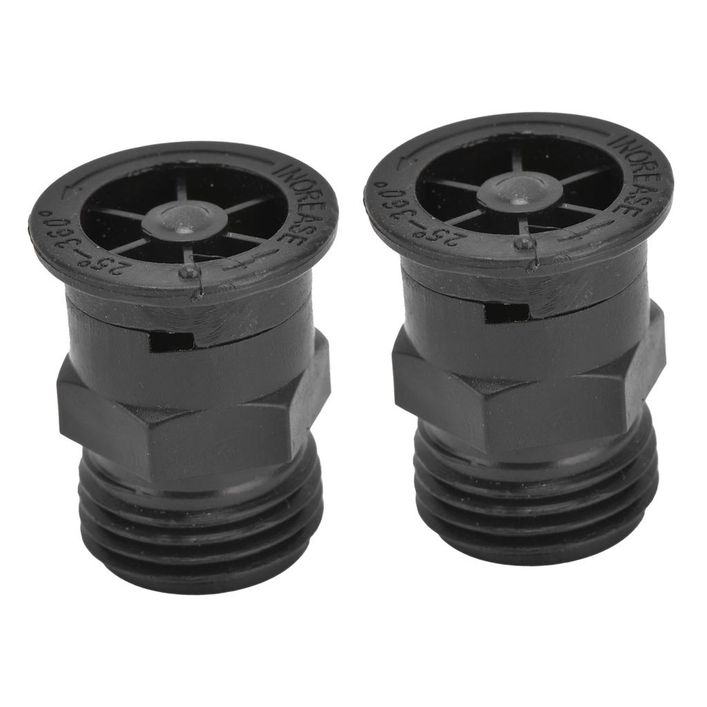 2Pcs Sprinkler Nozzle G1/2 External Thread Plastic Sprinkler Irrigation Garden Lawn Supplies