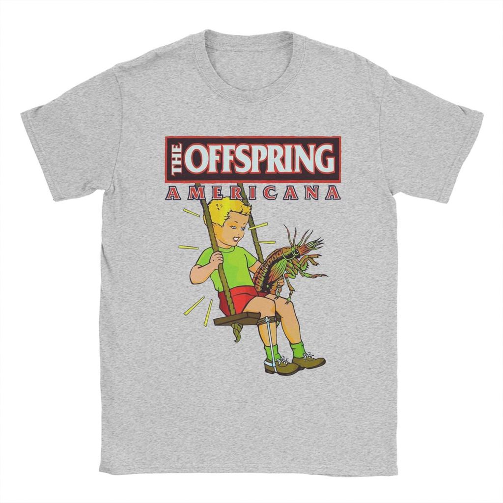 Camiseta Offspring para Hombre 100% Algodón Camiseta Divertida Camisetas de Cuello Redondo Manga Corta Ropa Clásica