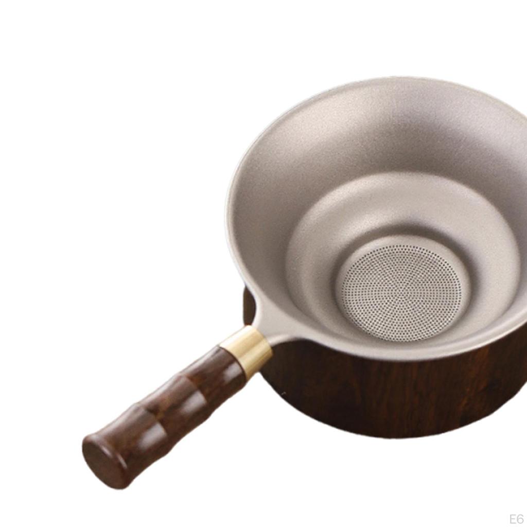 Teinfuser med fint maskenett Solid titansil for kjøkken, soverom, husholdning