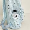 Rucksack Neuer Rucksack mit großer Kapazität für Mittelschüler Kleiner frischer Schulranzen Polka-Dot-Schleife Vielseitiger Rucksack