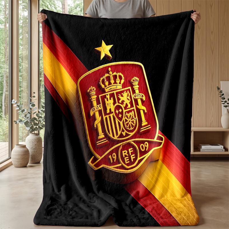 Poland Theme Blanket Soft Flannel Blanket Plush Throw Blanket Cozy Sofa Bed Blanket for Home Decor