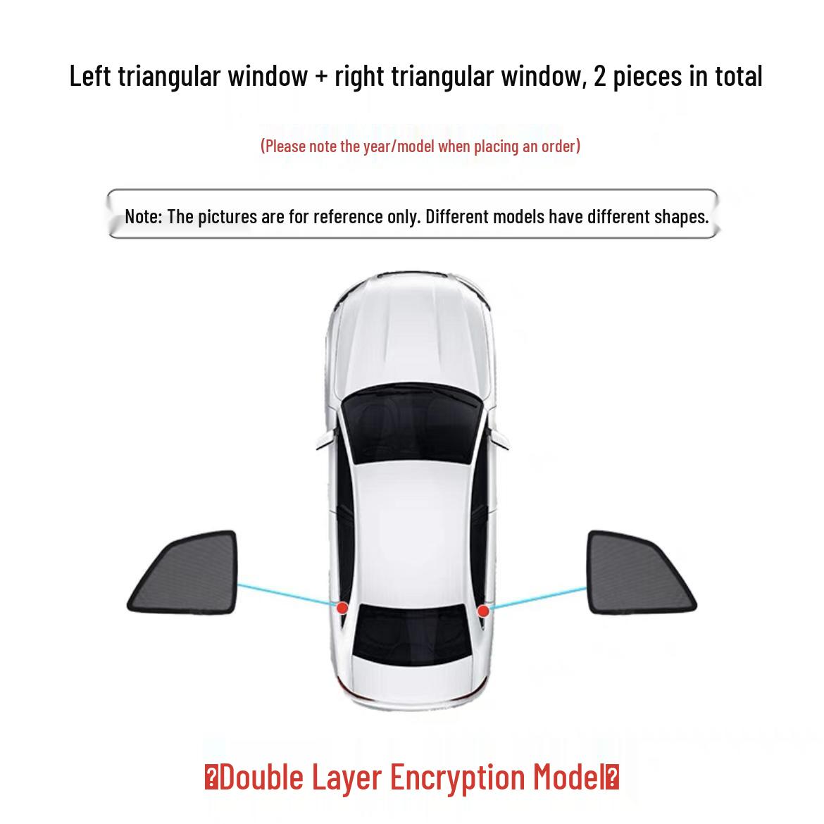 

Pajero Car Window Sunshade V93/V97/V73/V75/V46 - Heat Insulation Sun Blocker