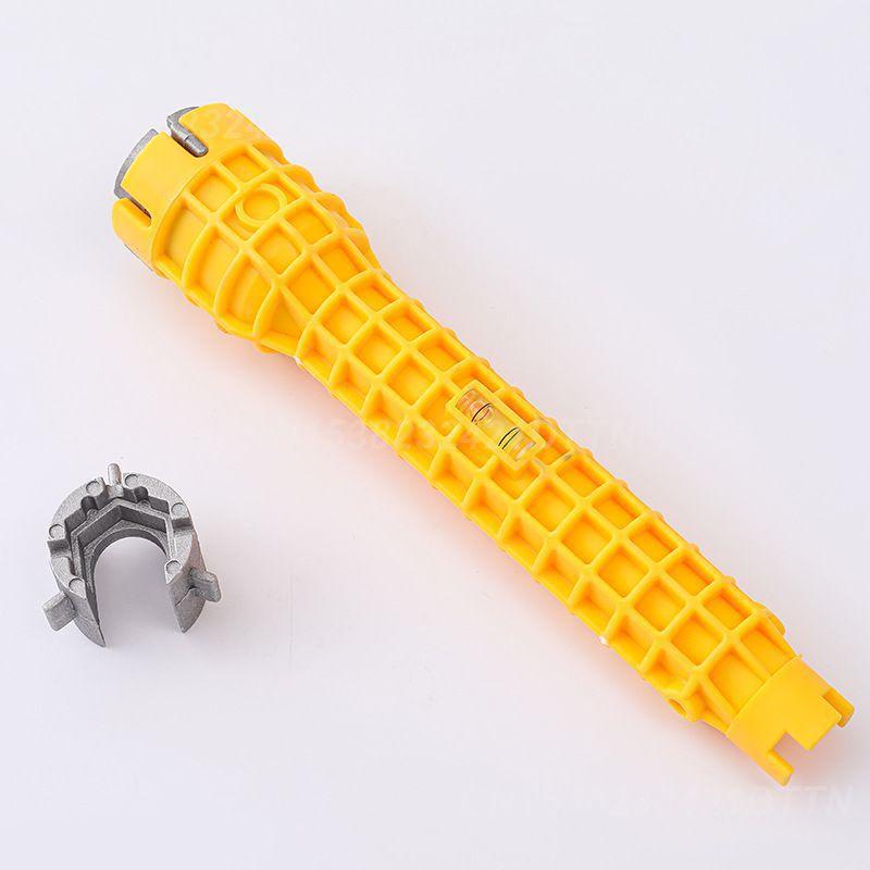 

Multifunctional Water Pipe Bathroom Wrench Sturdy And Durable Antiskid Long Service Life High-quality Spanner Save Effort