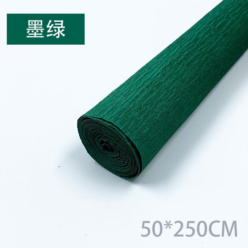 Color Handmade Crepe Paper Diy Paper Flower Material Gift Paper Roll Edge Paper Kindergarten Handmade Flower Origami
