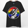 LGBTQ Protogen Pride T-Shirt, Regenbogen LGBT Furry Grafik-T-Shirt, Fursona Oberteil, Cyber Furry, Proto Pride T-Shirt, Protosona Tee