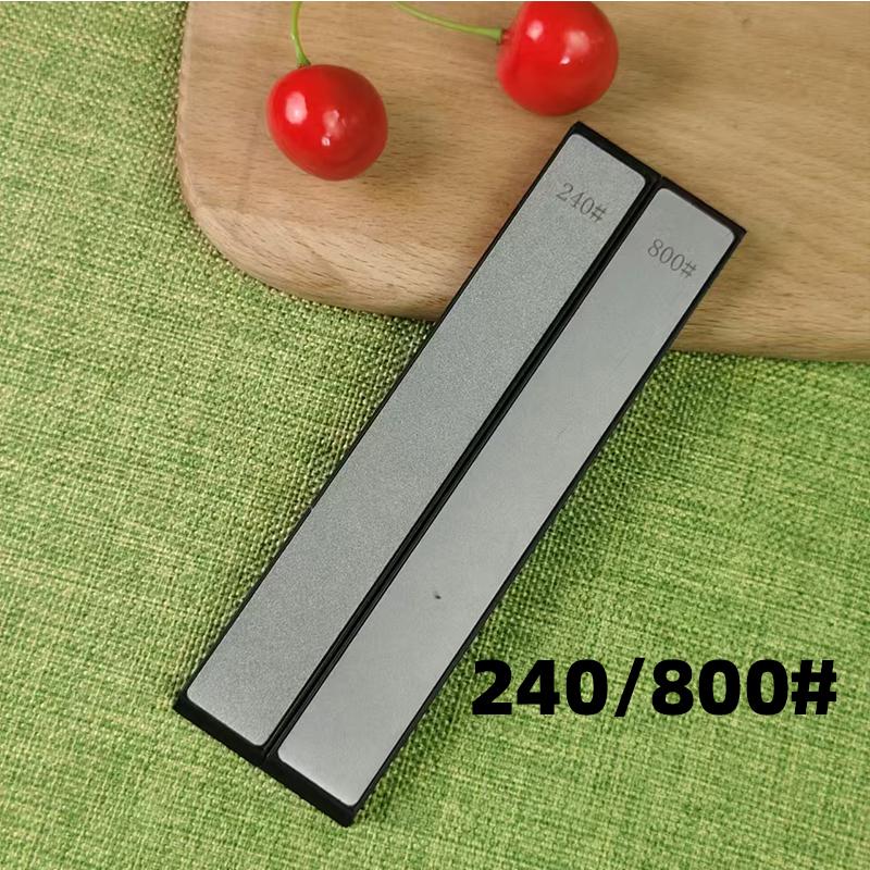 Diamond Golden Knife Sharpening Stones,Knife Sharpener Fixed-Angle Kit, Professional Whetstone Set with Base Household Whetstone