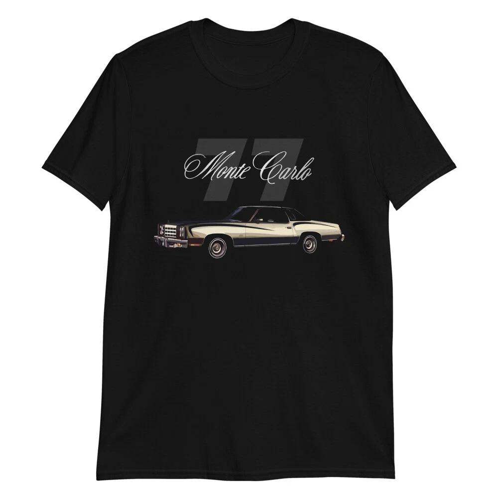 1977 Chevy Monte Carlo Classic Car Short-Sleeve Unisex T-Shirt 3XL