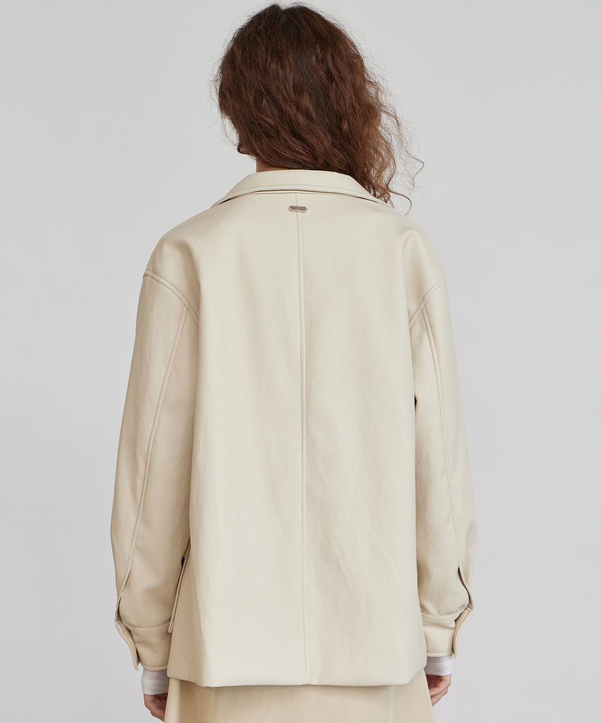 Itov Seoul Leather Buckle Jacket Iv