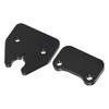 Front Sun Visor Clip ABS Black Sun Shade Blocker Clip For Dodge Ram 1500 Truck -