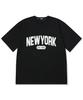 CRISCELO New York Old School T-Shirt Wt_Black 20S Oversized Fit