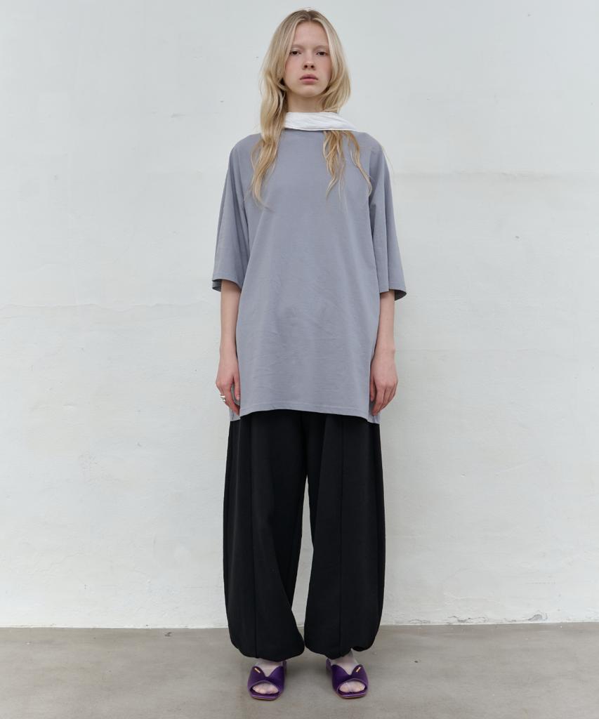 Seolan Boucle Jogger Pants_Black